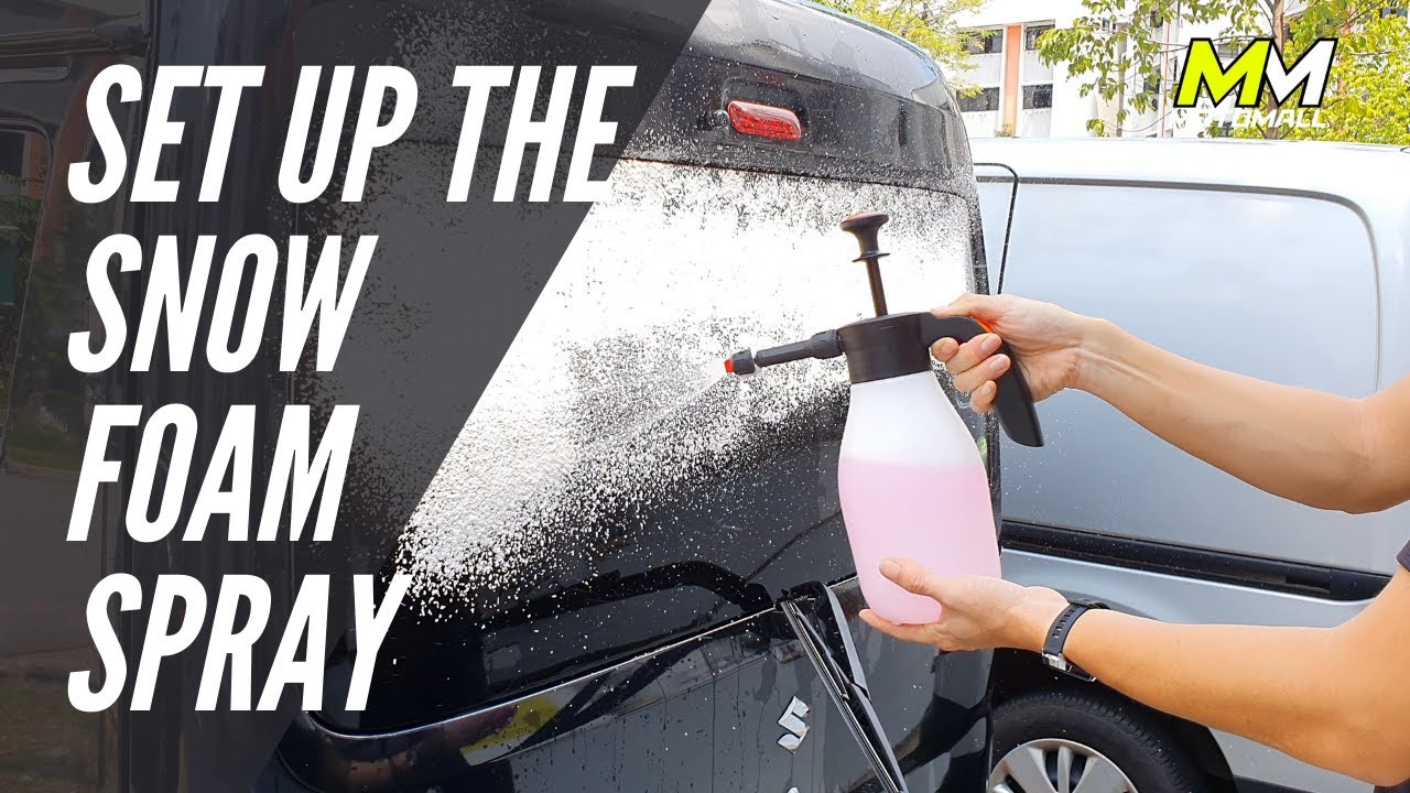 Snow Foam Spray Bottle | How to Set Up