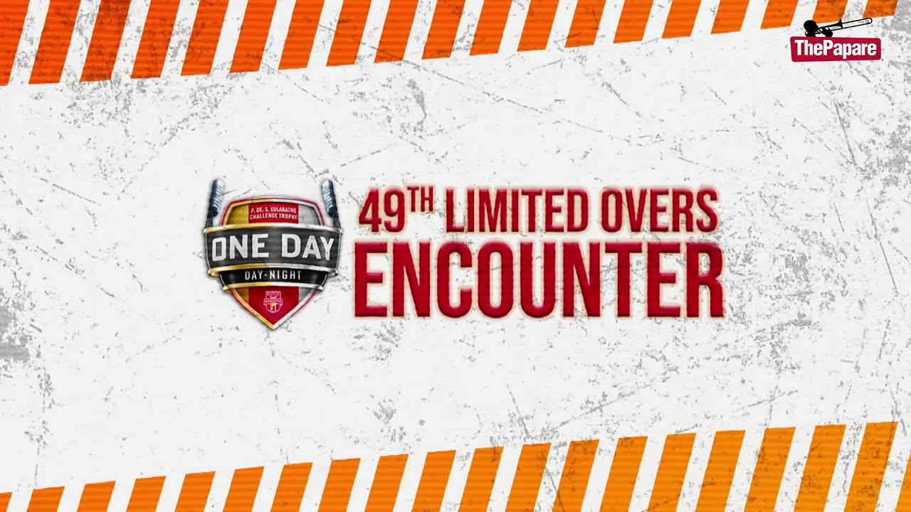 Ananda - Nalanda 49th Battle of the Maroons - One Day Encounter