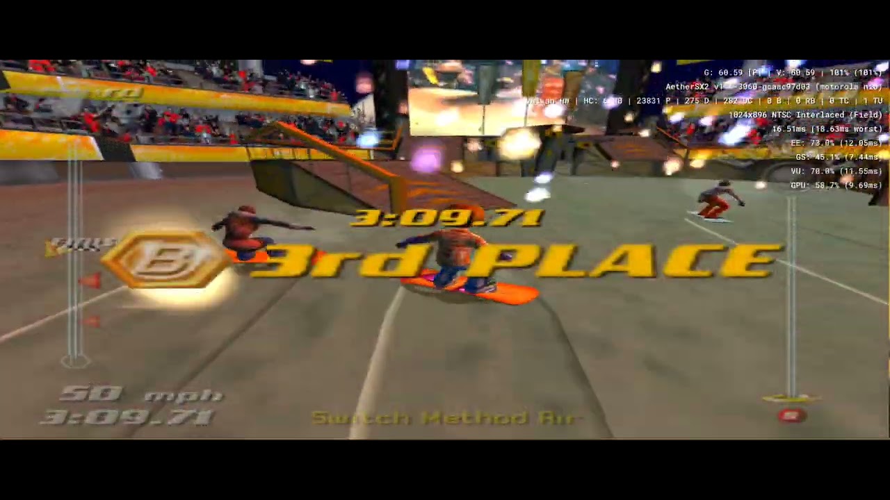 AetherSX2 (PS2 emulator) - SSX Tricky - Android snapdragon 870