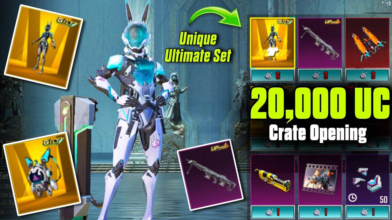 OMG 🔥 I Got FREE Ultimate Set & DSR Skin in BGMI Crate Opening 😱🔥 10 UC Trick New Ultimate Set BGMI