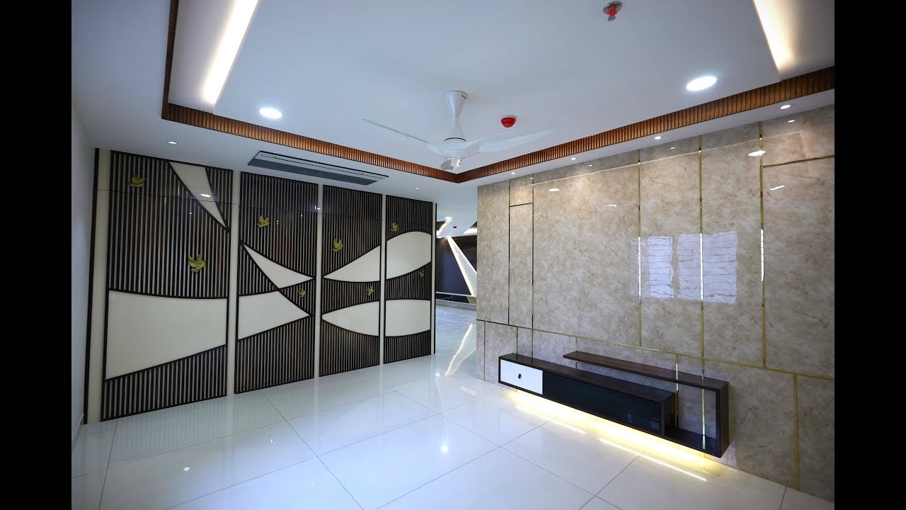 3.5BHK Interiors | Mr. Gyan Prakash & Ms.Monitha, Aparna Luxor Park | Hyderabad | Lucky Interiors