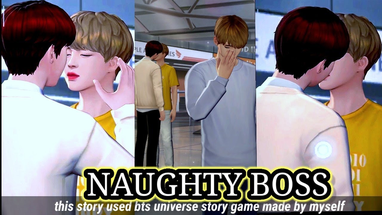 NAUGHTY BOSS episode 34 || taekook bts universe story game || Indonesia+English subtitle