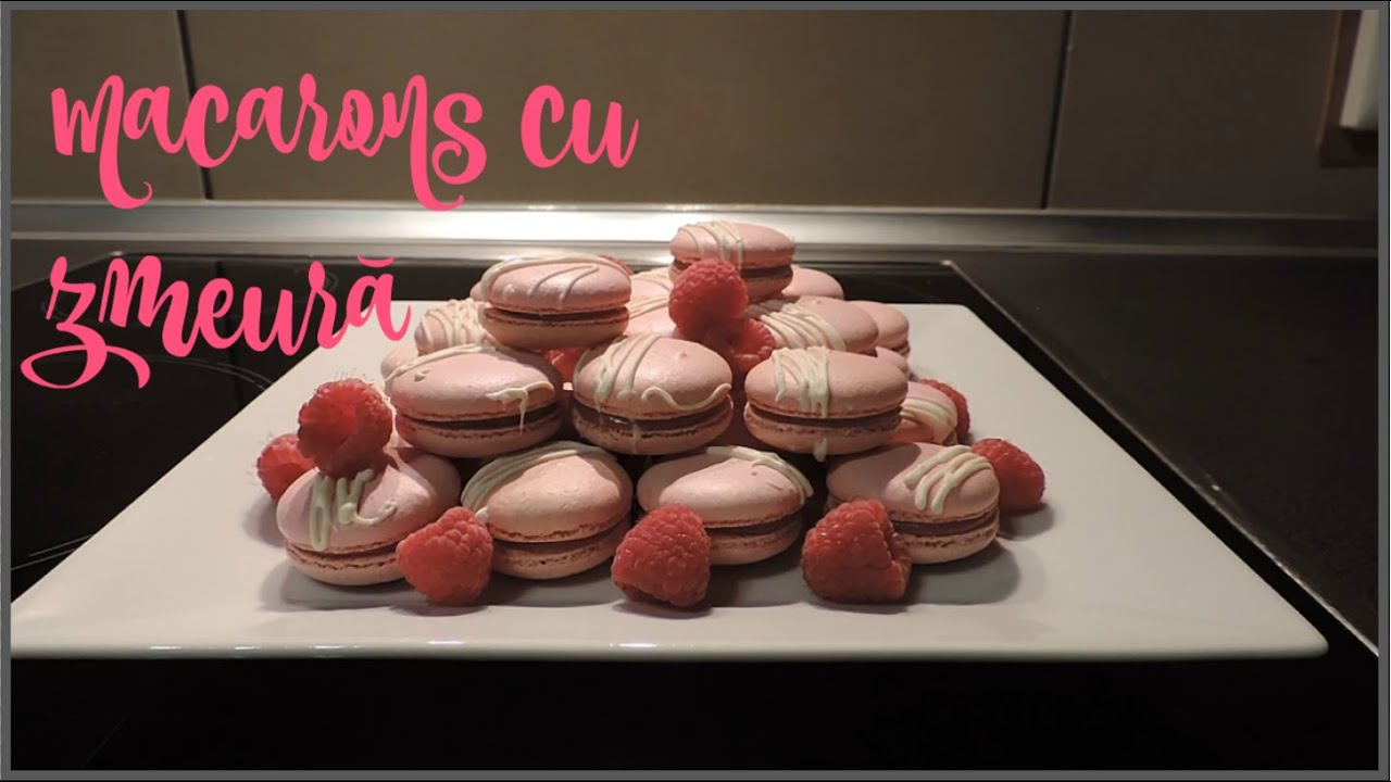 Macarons cu zmeură și ciocolată albă | Raluca Gheorghe