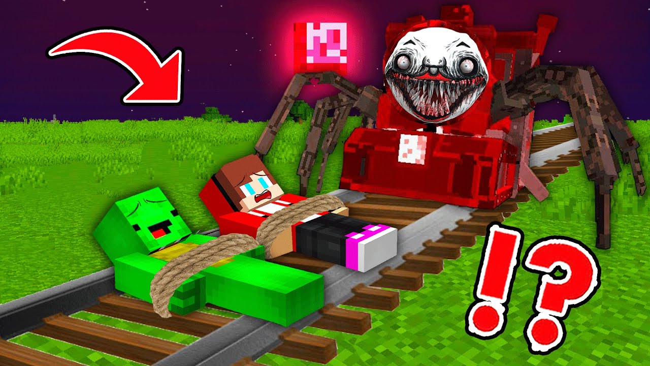 MAIZEN: Джей-Джей и Майки сбиты Чу-Чу Чарльзом — Minecraft Animation