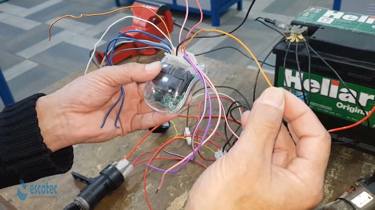 Como ligar modulo de vidro em botão que só tem pulso positivo uso 2 rele auxiliar aprenda entenda