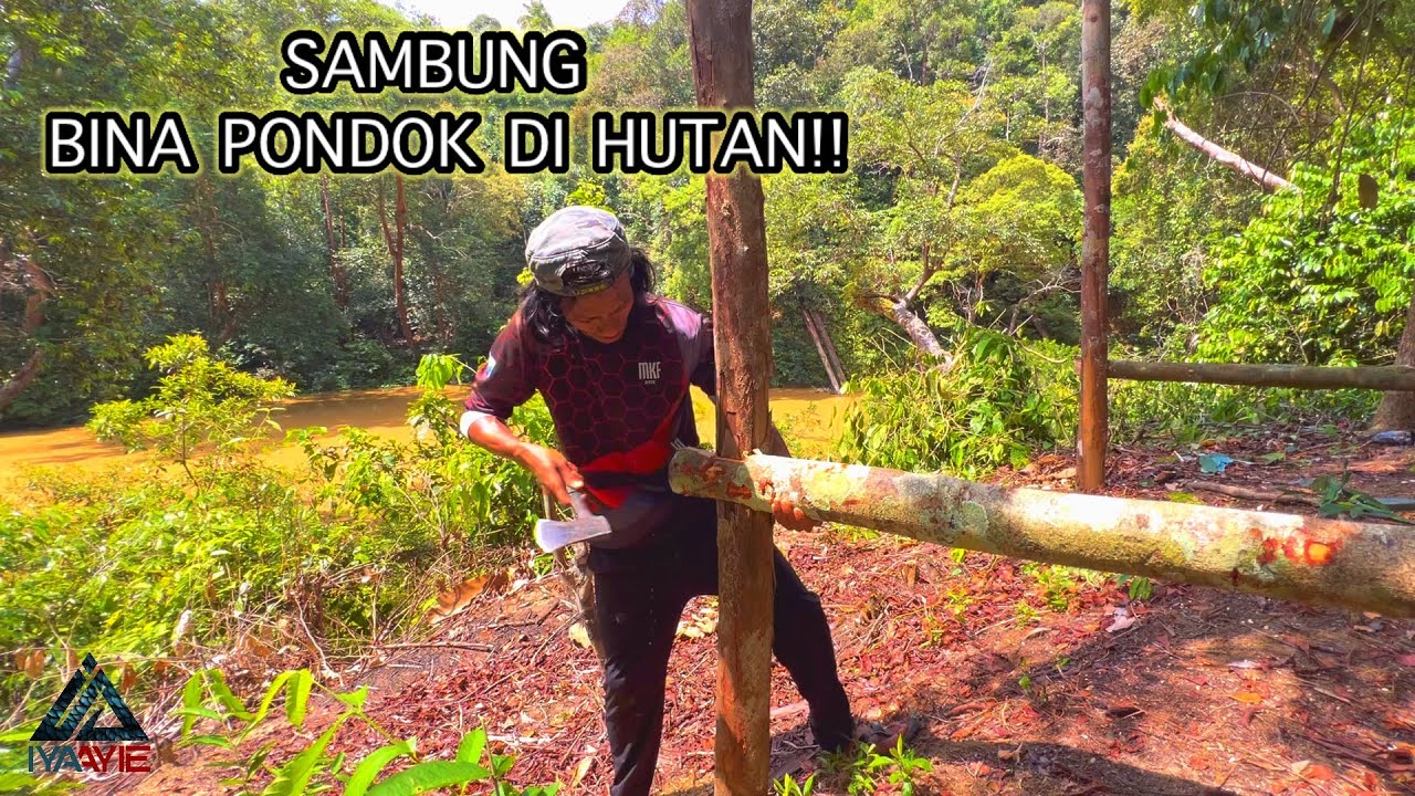 TRIP MENAJUR IKAN BAUNG DAN SAMBUNG BINA PONDOK DI HUTAN.