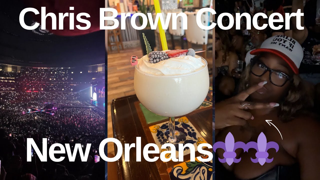 Mini Vlog | Chris Brown concert in New Orleans + last minute prep + Job prospect update + Margaritas