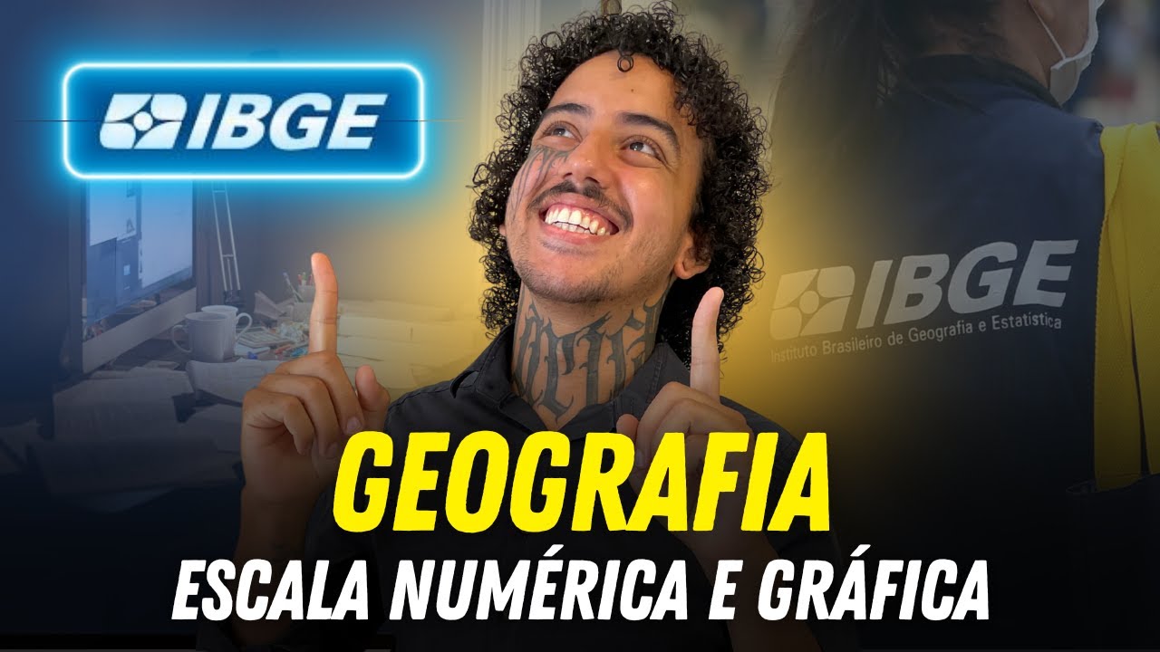 Concurso IBGE 2025 | Geografia | APM e SCQ | Escala Numérica e Escala Gráfica| Aula 3