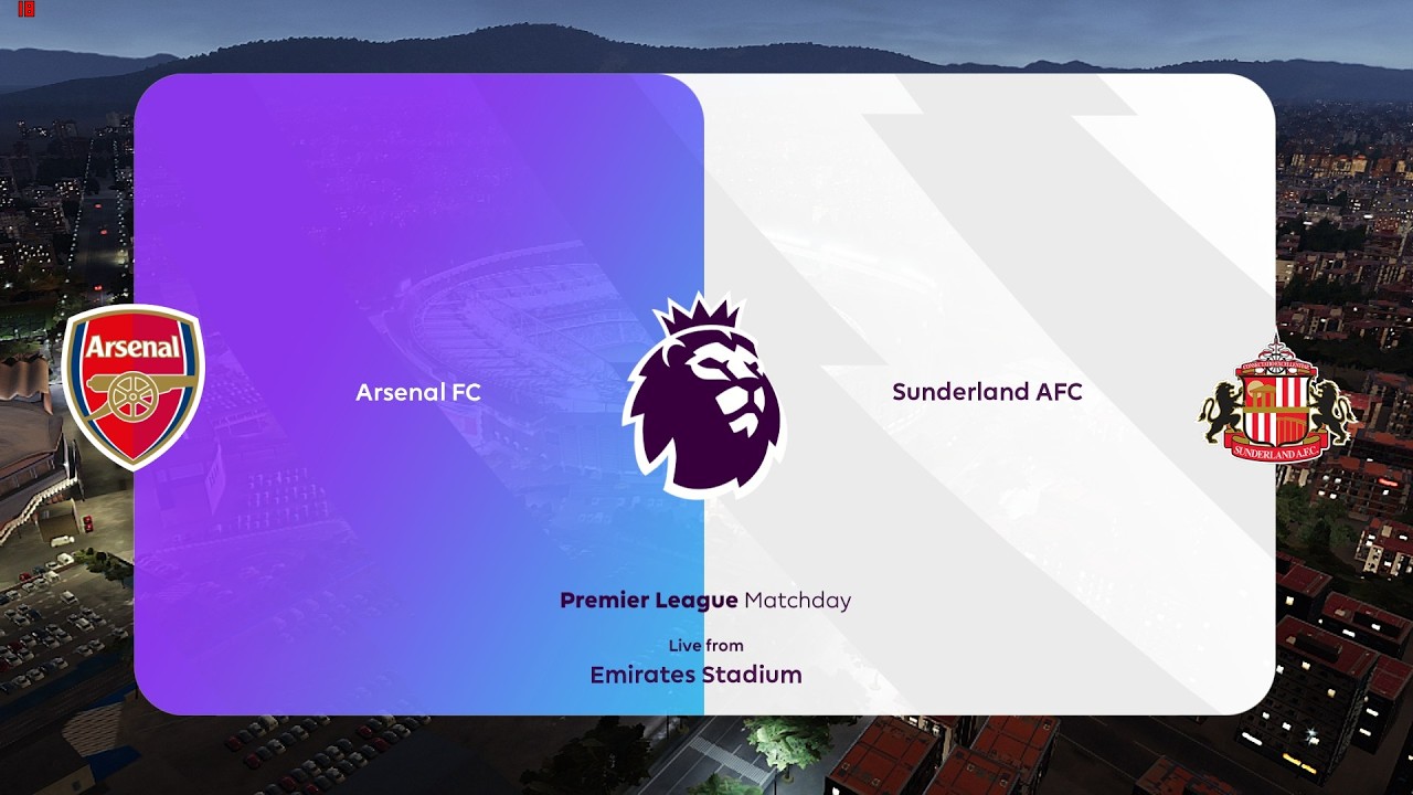 ARSENAL VS SUNDERLAND (SIMULATED REALITY)