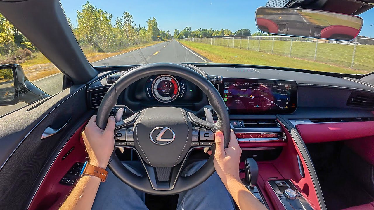 2025 Lexus LC 500 Convertible - POV Test Drive (Binaural Audio)