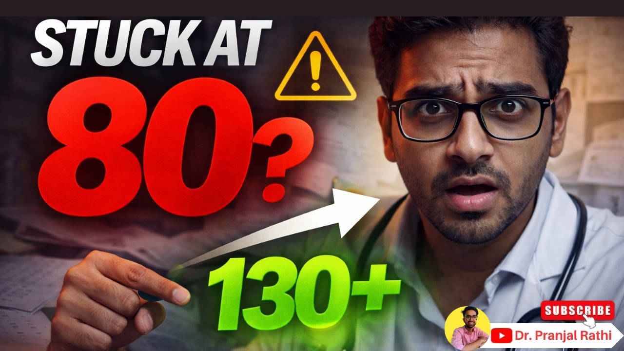 Stuck at 80 in GT? Do THIS to Reach 130+ in 50 Days 🚀 #neetpg