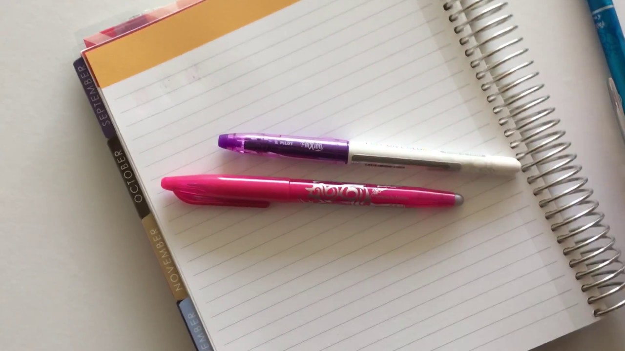 Frixion erasable pens review (my all time favorite planner pens)