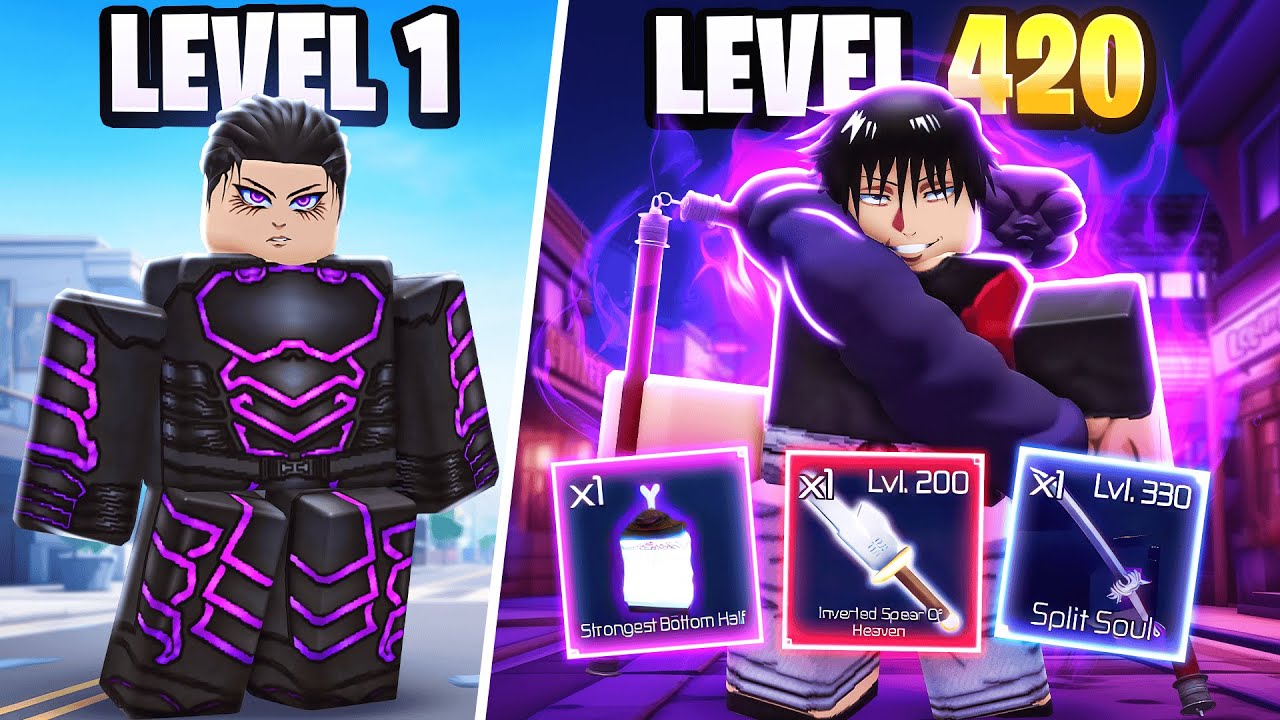 Нуб до максимального уровня Небесное ограничение Тодзи в одном видео! (Jujutsu Infinite Roblox)