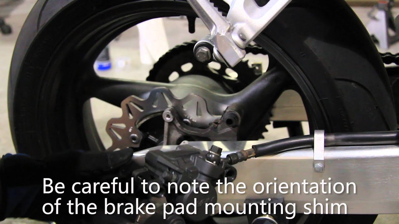Honda CBR600 F4i Complete Brake Job PT2 - Rear Pads and Rotors