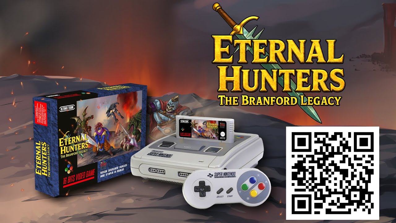 NEW ACTION RPG FOR SNES 2025-2026 : ETERNAL HUNTERS THE BRANFORD LEGACY