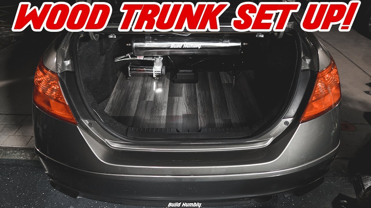 DIY WOOD TRUNK SET UP FOR UNDER $25!