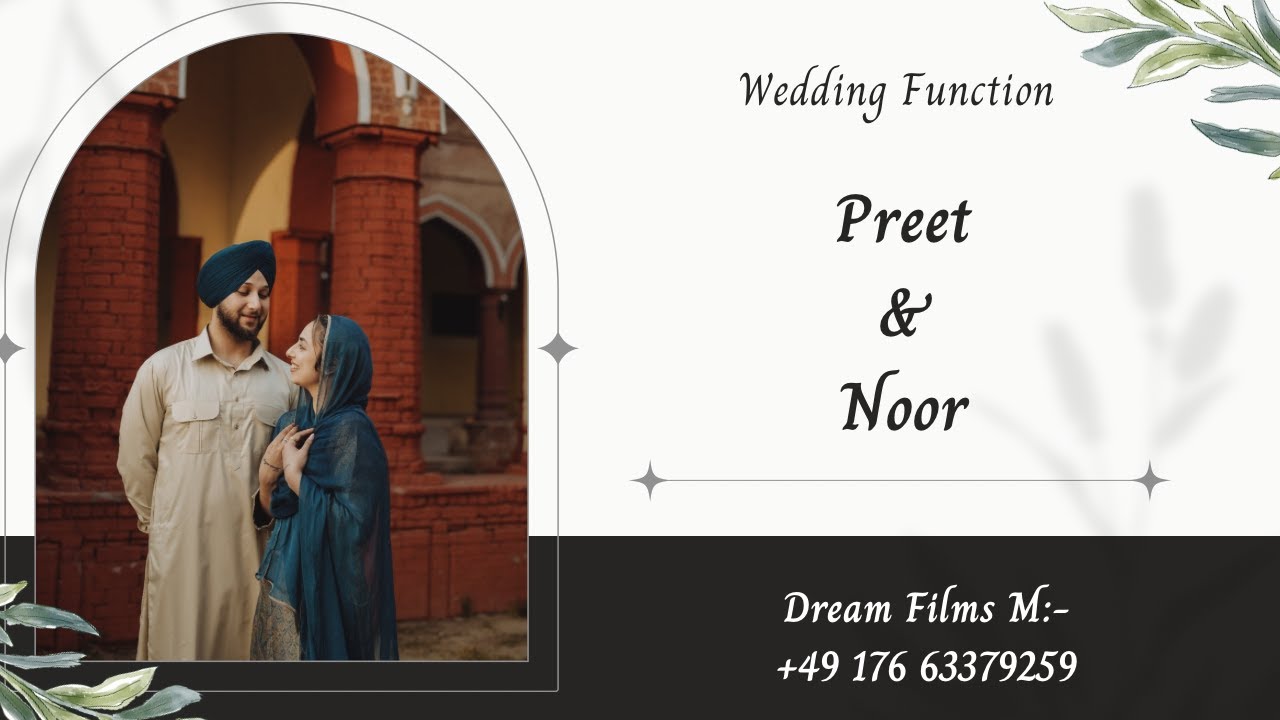 🛑Live ll Wedding Function *** Preet & Noor ***
