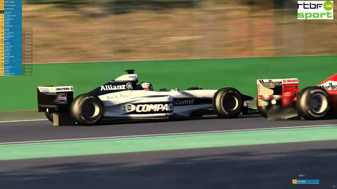 Williams BMW FW-22 de 2000 TV cam Jenson Button