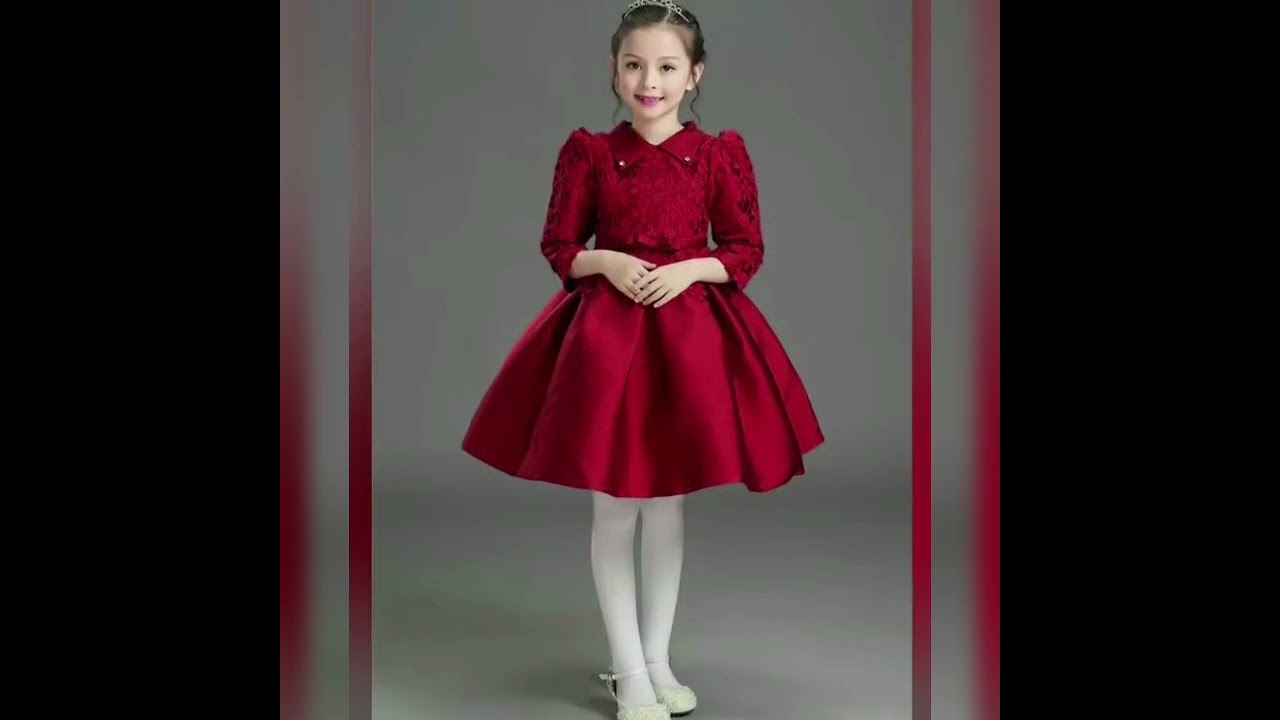 Christmas dress Christmas dress for girls under design part 2