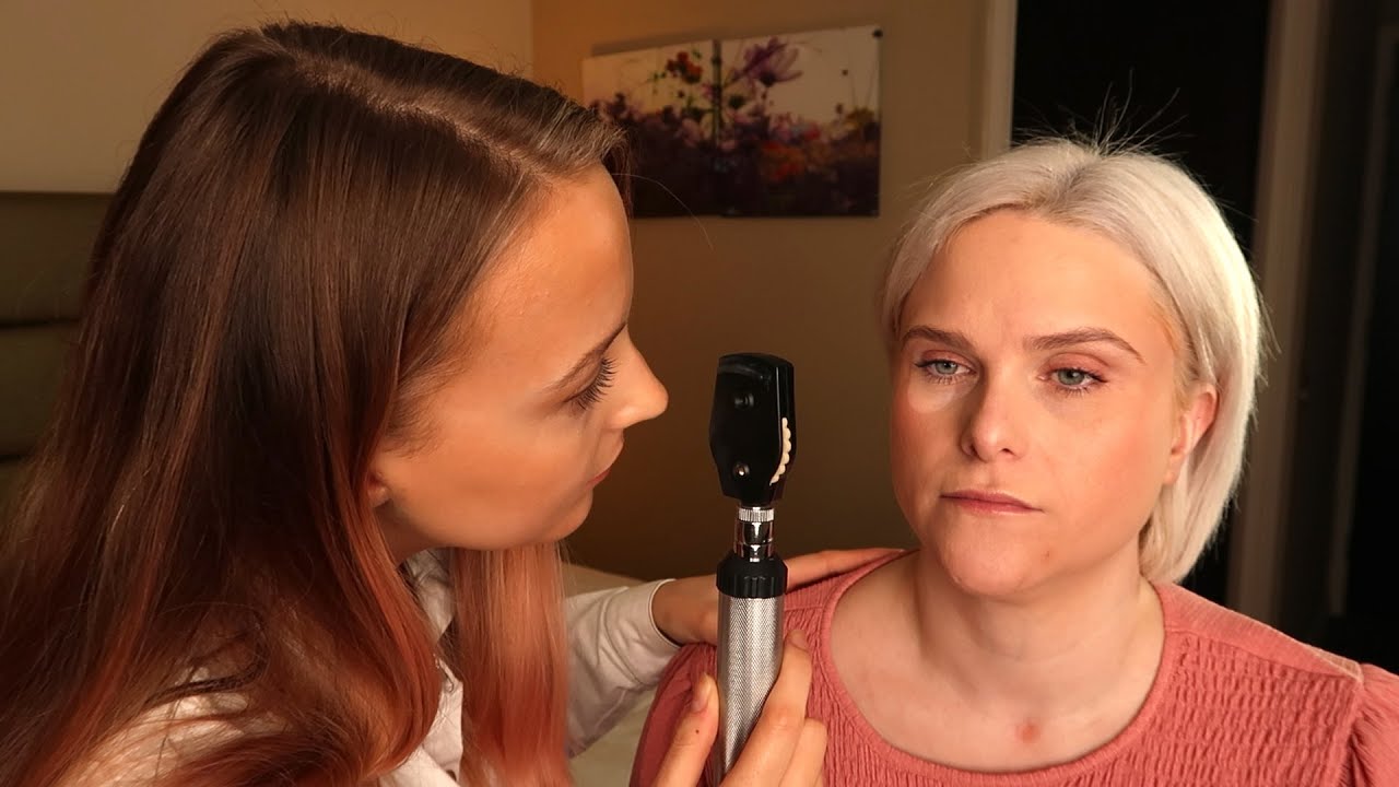 ASMR Real Person Medical Roleplay Exam | Alexander Technique, Cranial Nerve, Eye Tests
