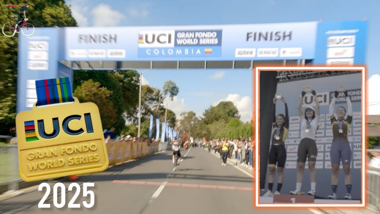 PRUEBA DE RUTA. Ciclismo GRAN FONDO WORLD SERIES BOGOTÁ COLOMBIA. 7 de Diciembre 2025 video resumen
