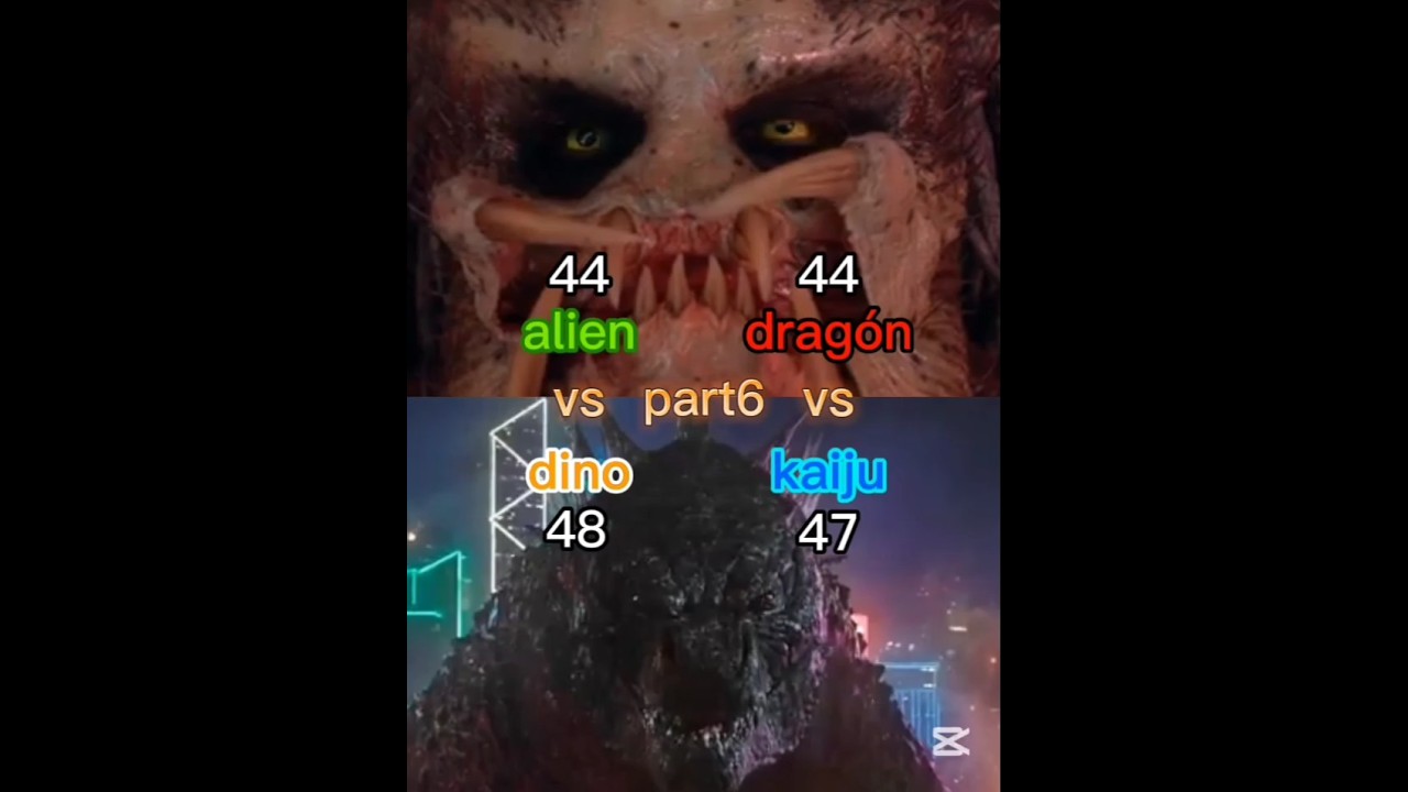dragón vs dinosaurio vs alien vs kaiju| parte 6 