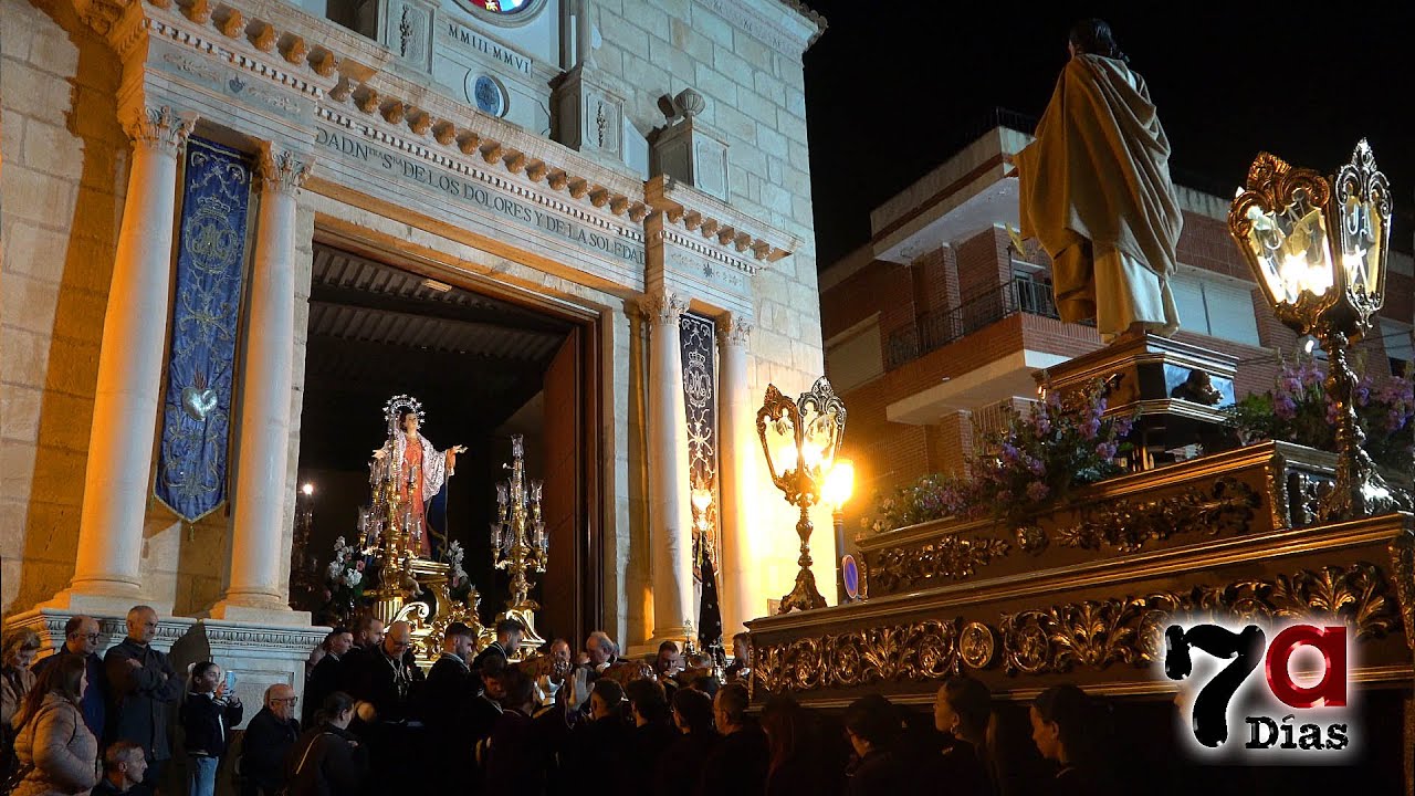 Alhama abre su Semana Santa con el emotivo encuentro de Madre e Hijo