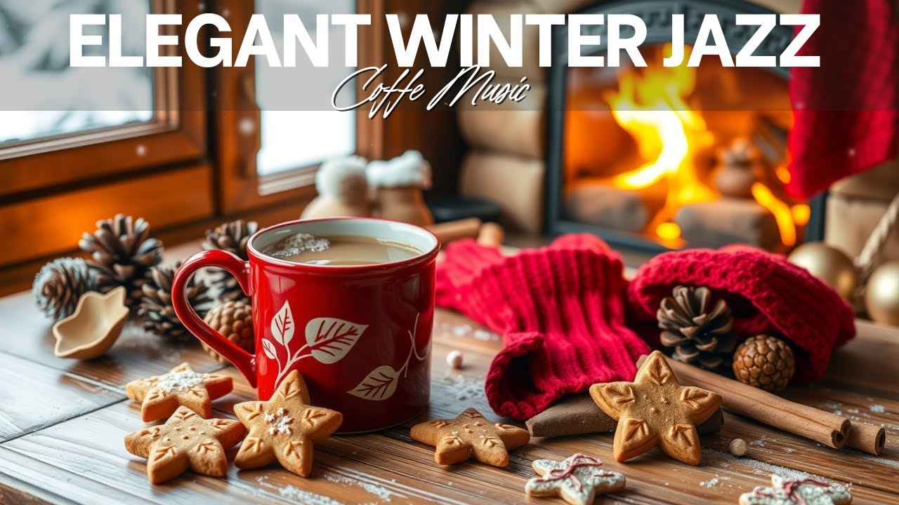 January Jazz Morning ☕ Calm Jazz Cafe Music & Relaxing Bossa Nova Instrumental for Study