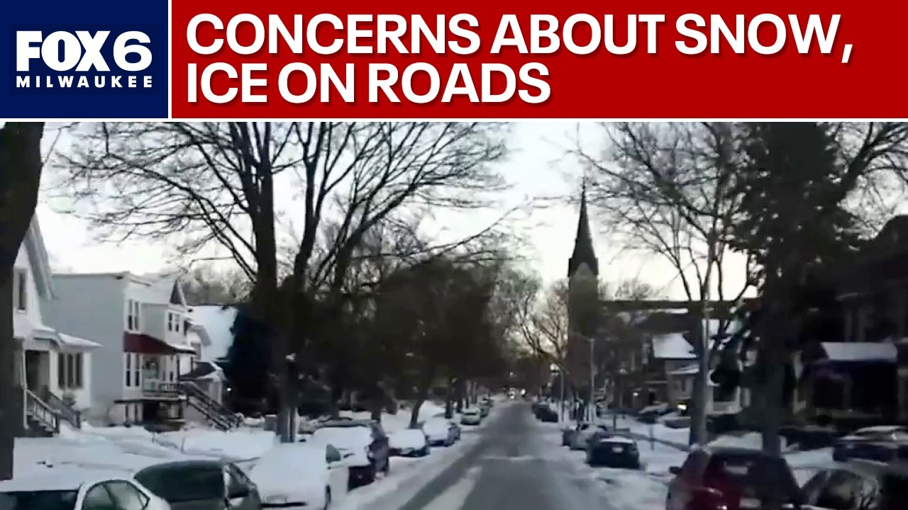 Опасения по поводу снега и льда на дорогах | FOX6 News Milwaukee