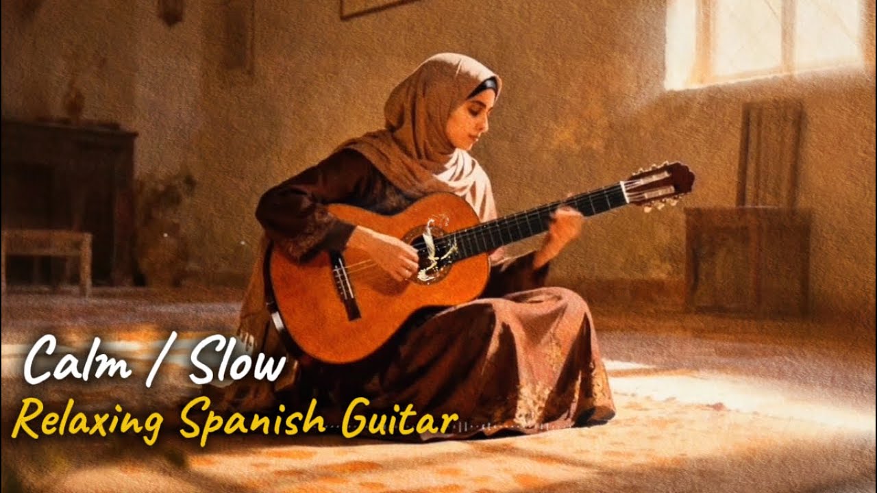 Relaxing Spanish Guitar | Soft & Slow Instrumental for Sleep, Study & Relax