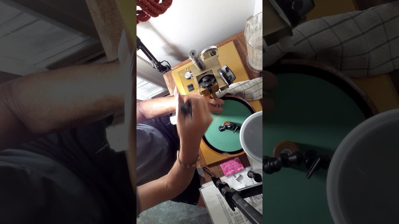 Pre polishing and making meets with 3k lightning lap