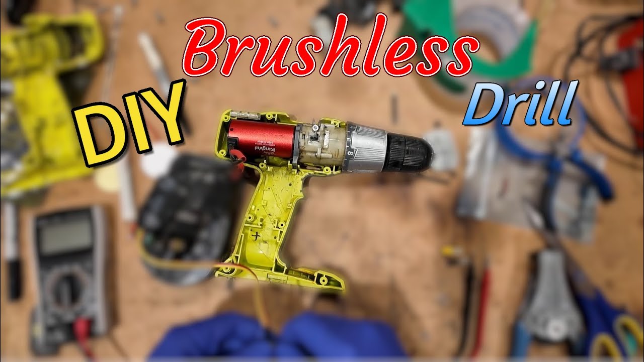 Hacking a brushless motor into a cordless drill fix