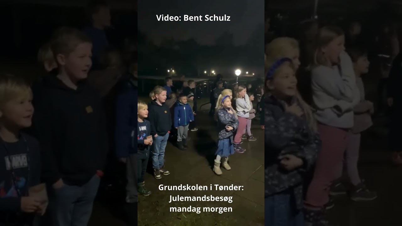 T&oslash;nder Grundskole: Julemandsbes&oslash;g mandag morgen