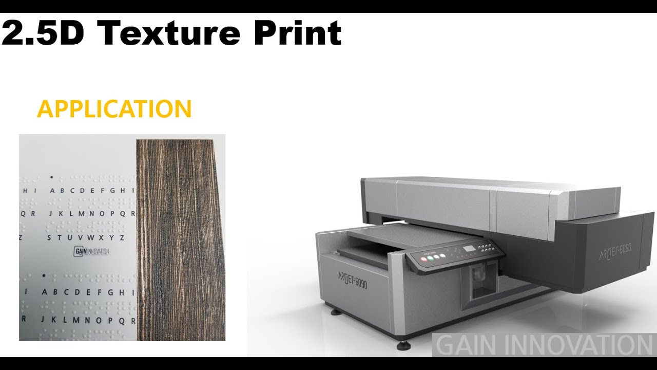 LED PRINTER ARTJET 2.5D Texture Printing