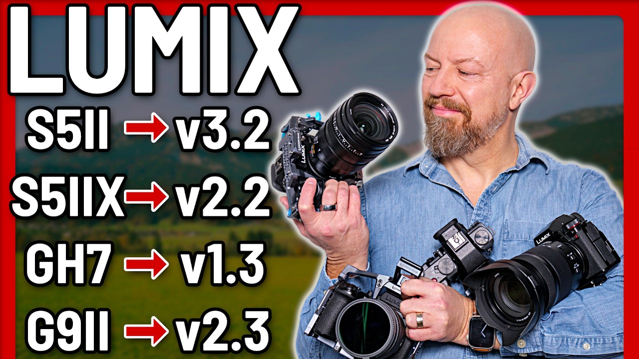 LUMIX S5II, S5IIX, GH7, G9II Firmware Updates — January 2025