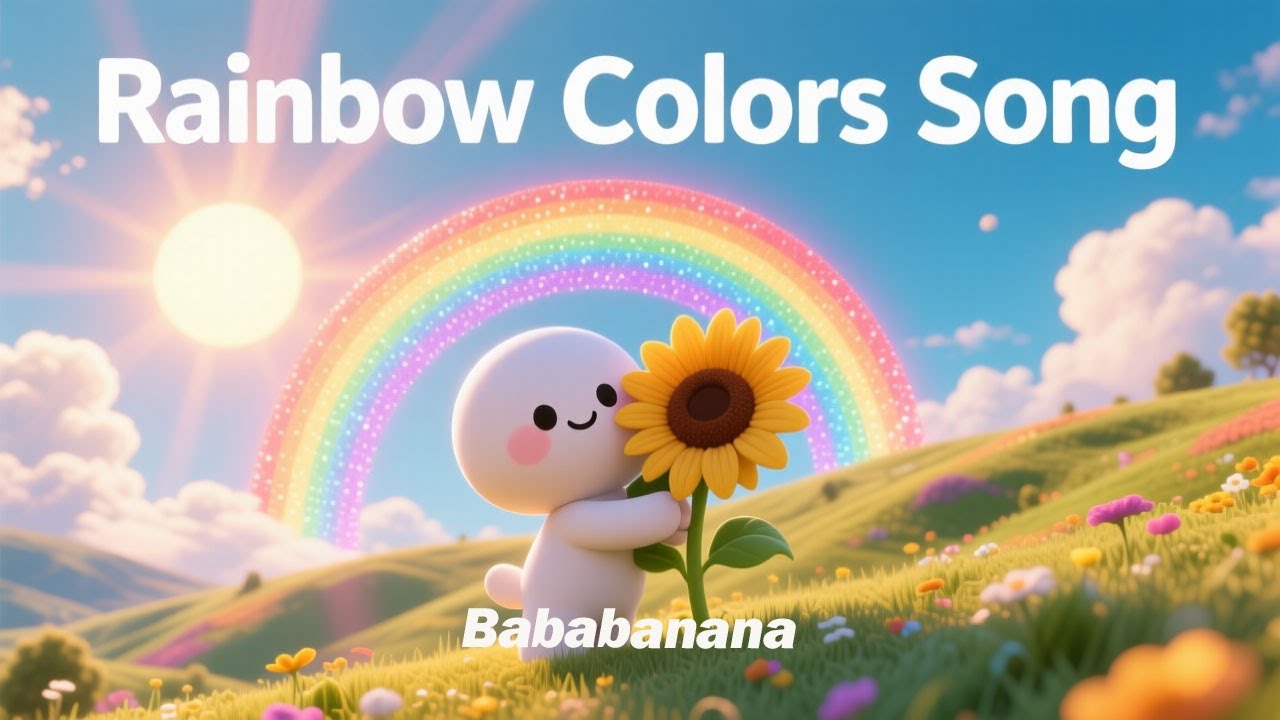 Rainbow Colors Song | BabaBanana Nursery Rhymes & Kids Songs