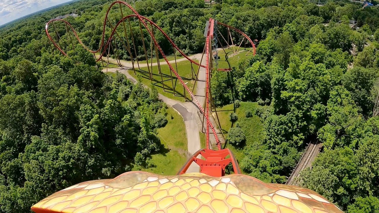 Diamondback AWESOME Hyper Roller Coaster 4K POV! | Kings Island Ohio [No Copyright]