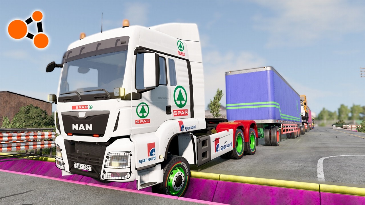 Trucks VS Road Challenge #35 🚚 BeamNG.drive | Beamng Crashes TV