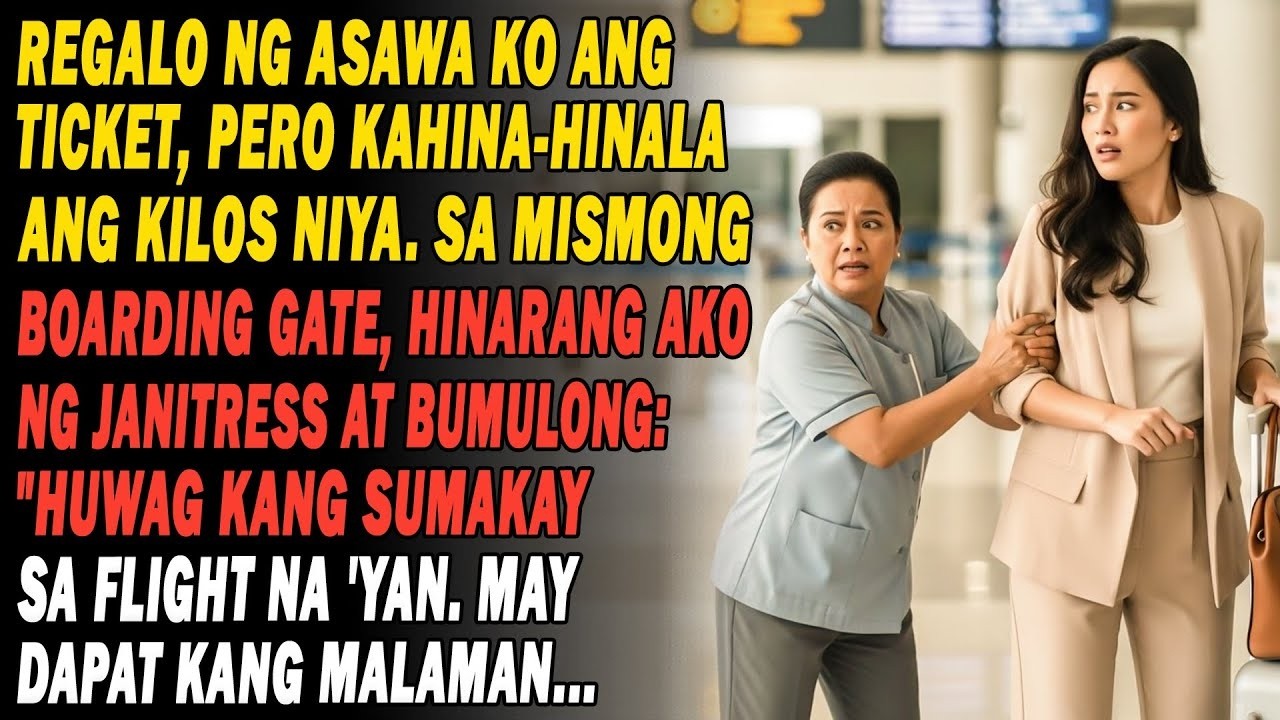 Binigyan Ako Ng Asawa Ko Ng Biyahe Pero Sa Gate Bumulong Ang Janitress Huwag Kang Sumakay...😱
