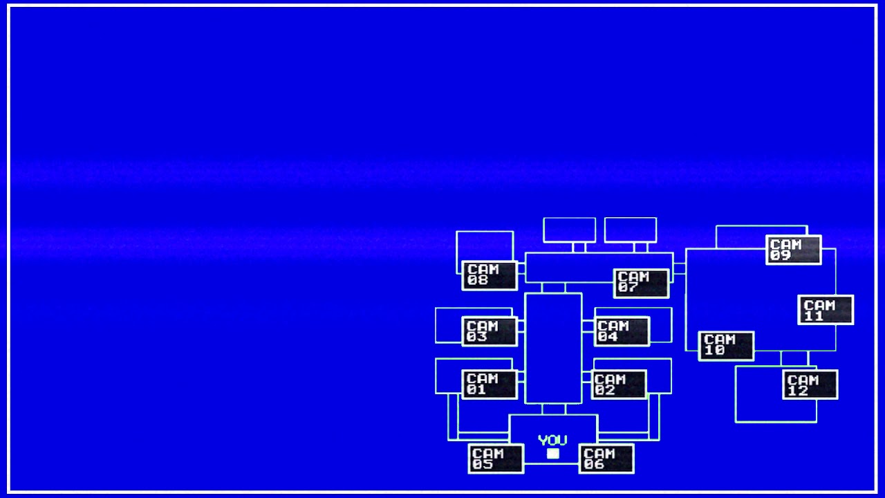⟬ChromaKey⟭FNAF 2 Cam - Blue Screen