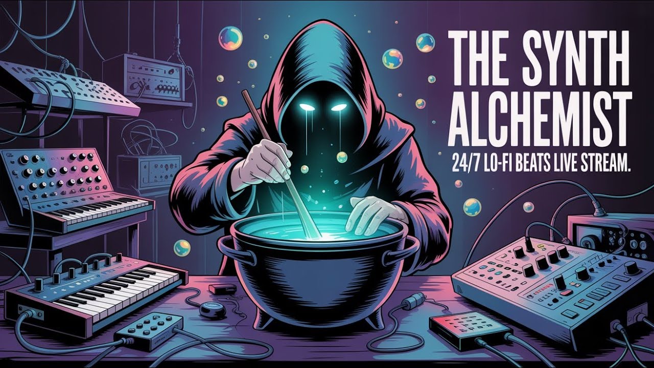 ✨ The Synth Alchemist | 24/7 Lo-Fi Beats Live Stream ✨