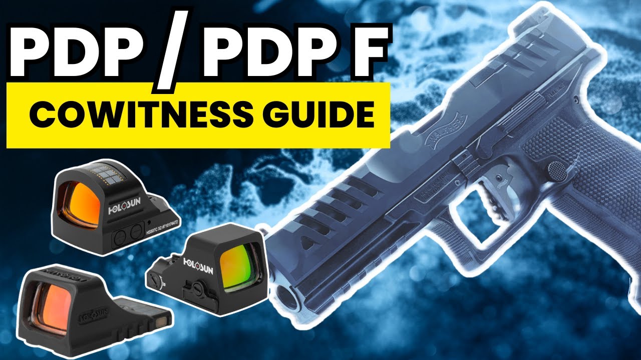 Совместимость Walther PDP Holosun Red Dot и руководство для свидетелей