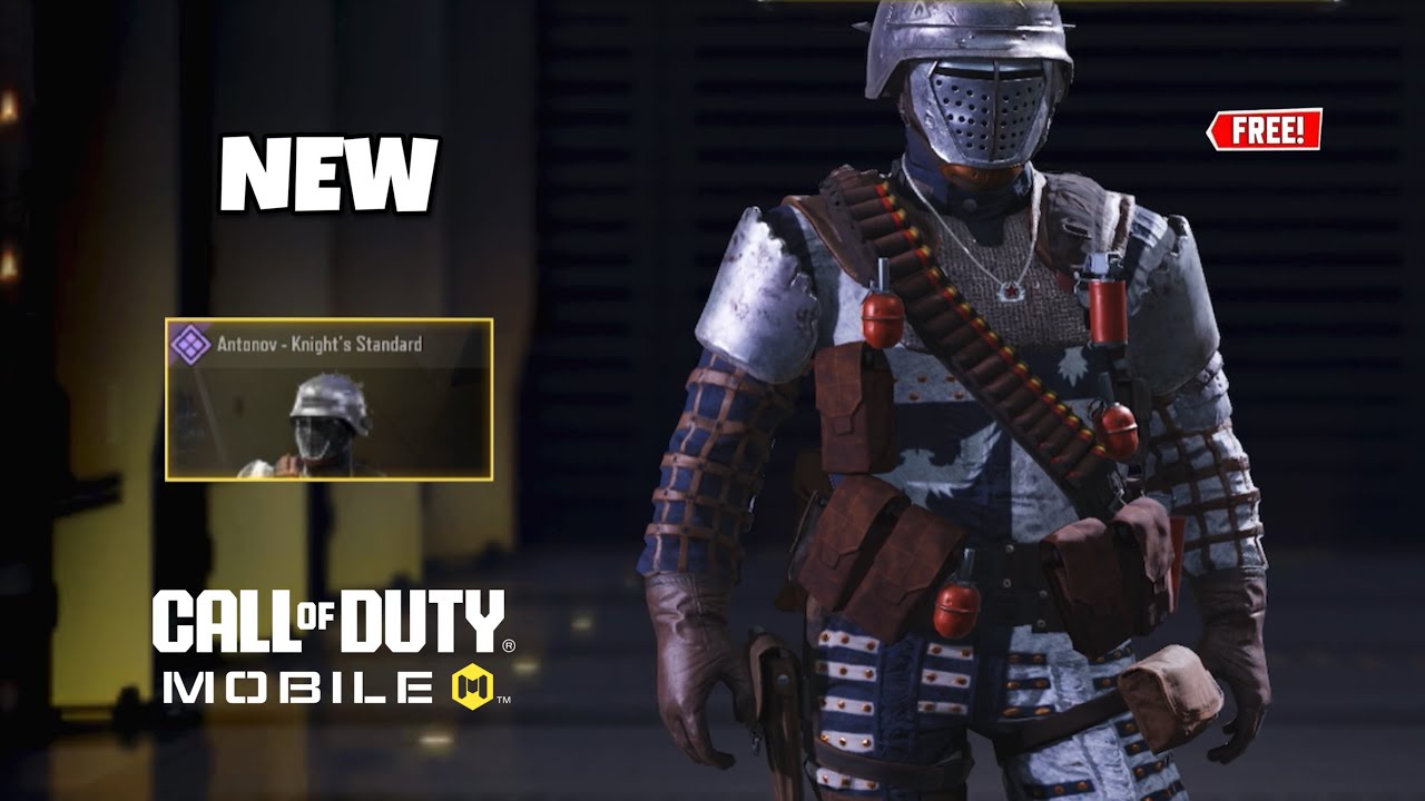 *NEW* FREE Antonov - Knight’s Standard Skin Gameplay in COD Mobile! | Milton37LiveCODM