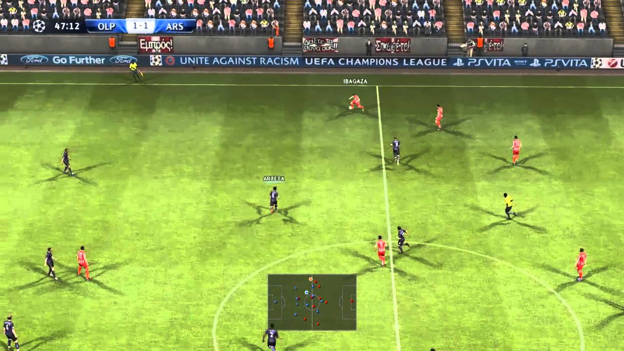 Olympiacos Vs Arsenal --- UEFA Champions League 2012/13 --- HD --- PES 2013