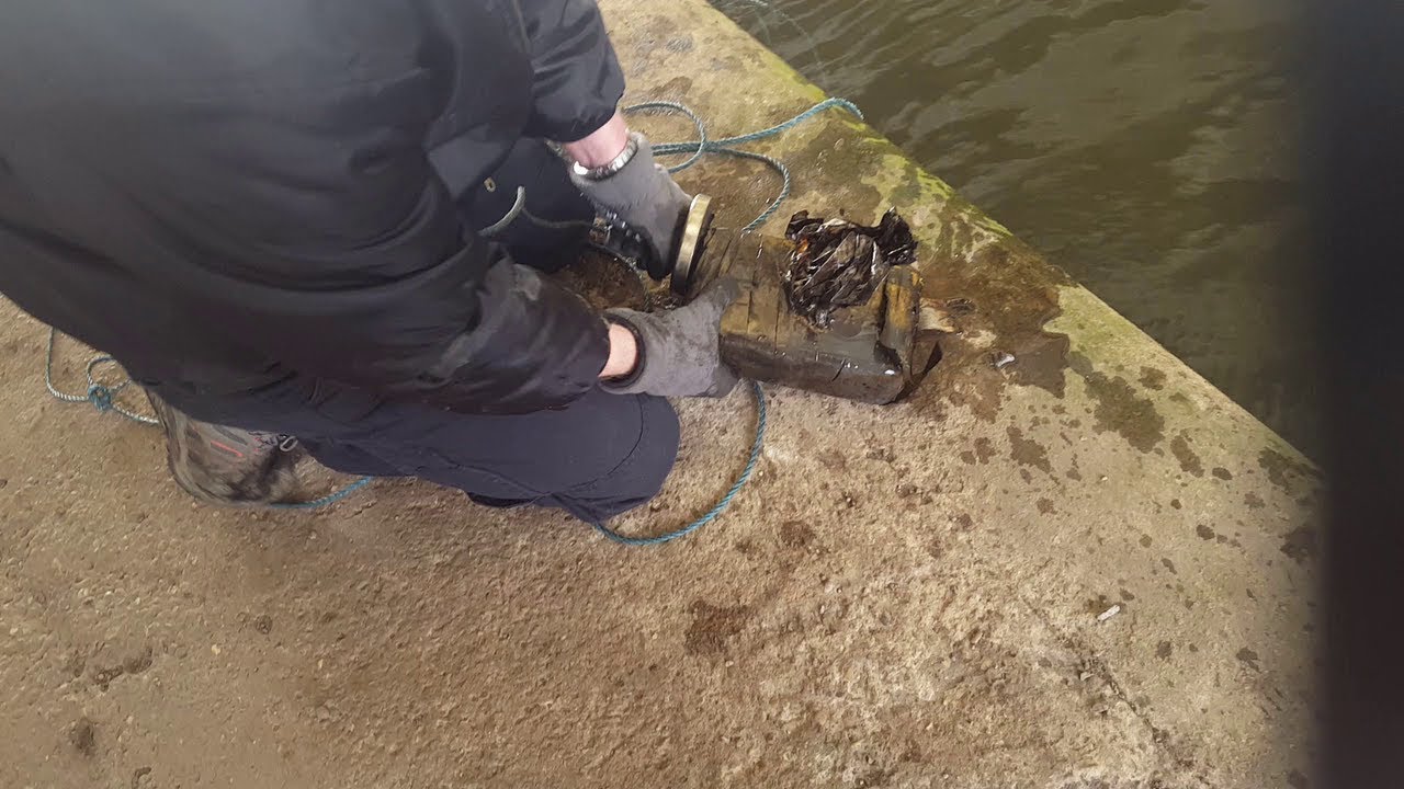 Magnet fishing found a mysterious package  We were shocked at what was inside