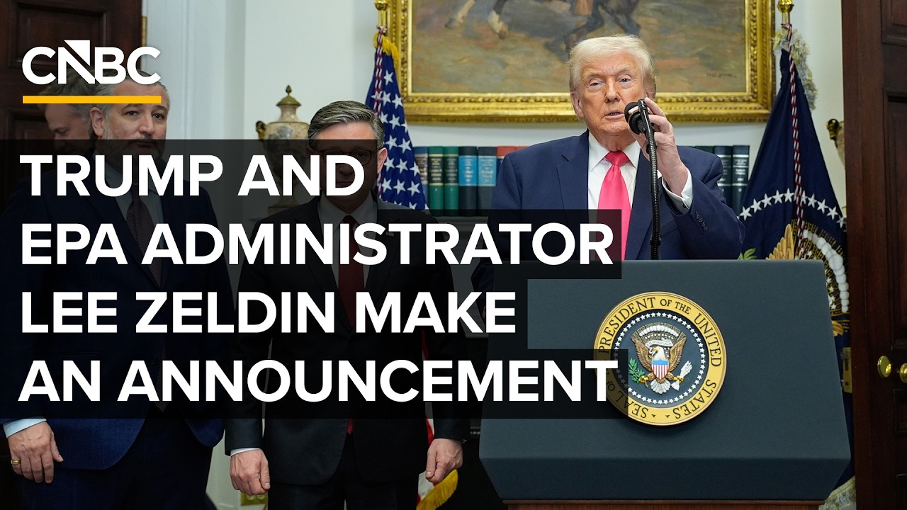 LIVE: Trump to rescind endangerment finding in an announcement with EPA's Lee Zeldin — 2/12/26