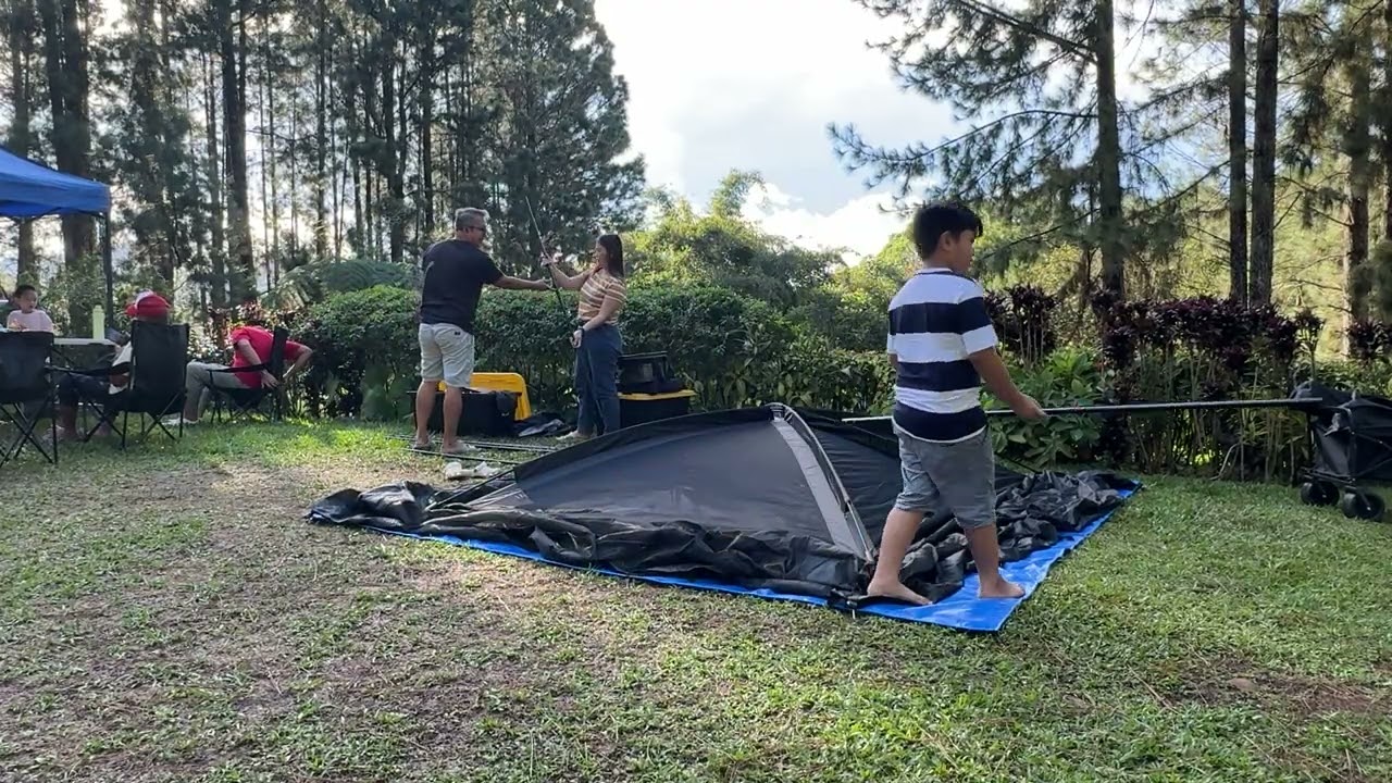 @Dahilayan garden resort camping