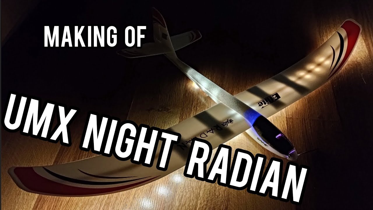 Making of the UMX Night Radian + magnet wing mod