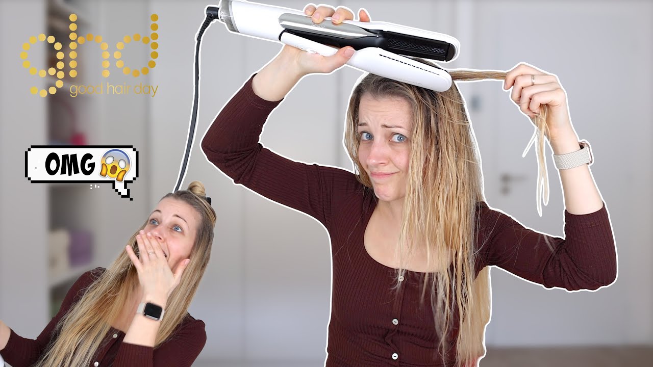UN LISSEUR POUR CHEVEUX MOUILLÉS ?! Test GHD DUET STYLE