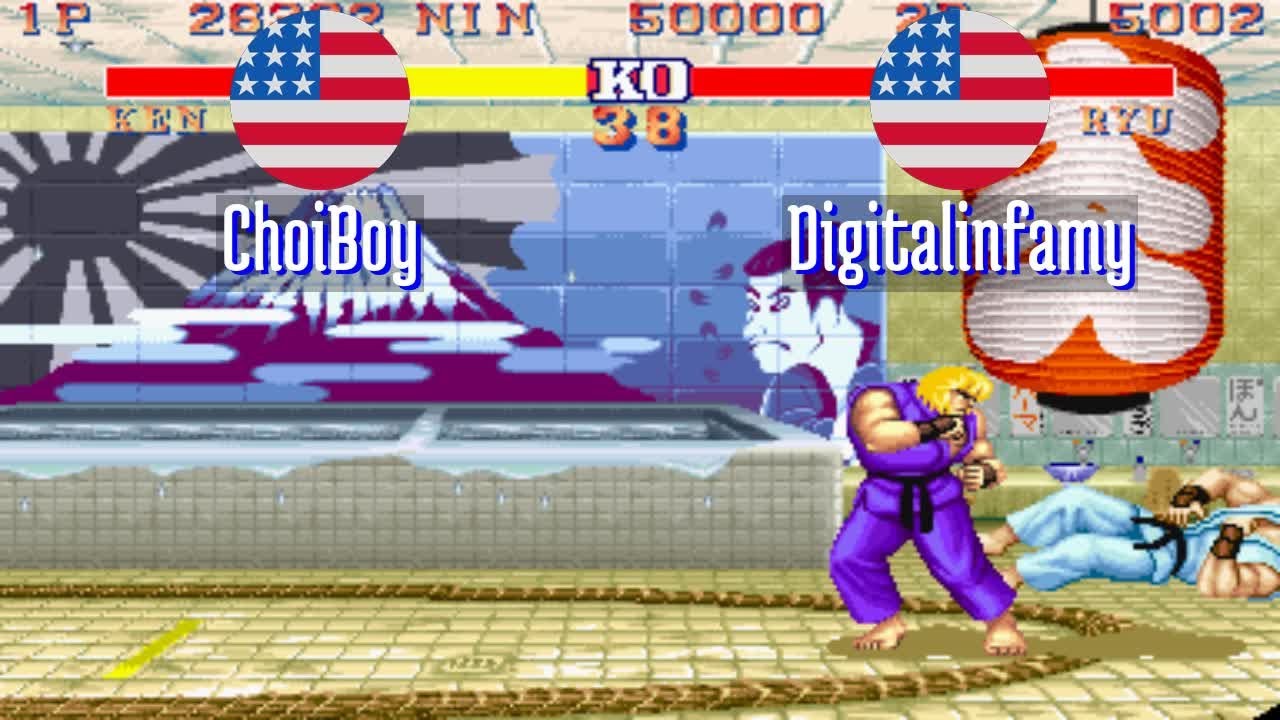 FT5 @sf2hf: ChoiBoy (US) vs Digitalinfamy (US) [Street Fighter II Hyper Fighting Fightcade] Jul 4